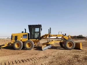 Motor Grader SEM919F 180hp Merek China Efisiensi Tinggi, Model Berat dengan Sistem Hidrolik, Dozer Depan dan Sayap Salju untuk Pemadatan Jalan - Product Image 1