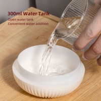 Humidificateur d'air USB portable électrique 300ML en gros, mini diffuseur d'huiles essentielles en forme d'oignon avec éclairage LED pour maison, chambre, hôtel, voiture