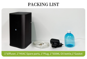 Comercial hogar HVAC 1800cbm Aroma nebulizador máquina de aceite esencial hogar fragancia App difusor de aroma inteligente - Product Image 6