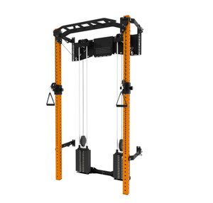 Stazione di Allenamento Multifunzione a Parete in Acciaio Inox Pieghevole <span class=keywords><strong>per</strong></span> Cross Fit, Uso Domestico ed <span class=keywords><strong>Esercizi</strong></span> di Squat - Product Image 2