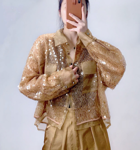 Popular Vestido Semitransparente con Lentejuelas y Bordado de Malla Color Granate para Niñas y Niños, Técnica de Tejido Liso, Ideal para Bodas - Product Image 3