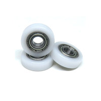 Rouleaux en plastique de support de roue de voie de rouleau BS60622-8 blanche 6x22x8mm
