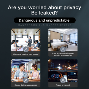 Nhà Máy Giá K18 nhựa thiết bị an ninh Hidden Camera Detector chống gián điệp Bug Scanner khách sạn GSM GPS RF tín hiệu hệ thống báo động - Product Image 6