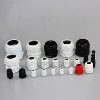 Presse-étoupe métrique en plastique Nylon IP68 tous types étanche M12 M16 M20 noir/blanc SH-BDM-28