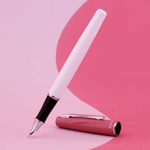 MAJOHN Xingzhi Pluma Estilográfica de Metal Estilo Juvenil para Bellas Artes, Talla F, para Práctica de Escritura de Estudiantes, Caja de Regalo con Diseño de Dibujos Animados, Finanzas - Product Image 3