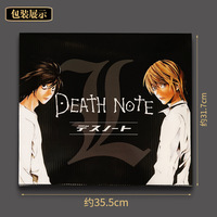 Ensemble de porte-clés et carnet à plumes Death Note Yagami Light L Cosplay, papeterie de bureau, école, étudiant, promotion, journal intime