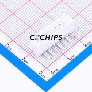 WAFER-XH2.54-7PWZ Wire-to-Board Pin Header Bent Lead Through Hole,P=2.5mm Connector 1x7P 2.5mm Right Angle Insert XH - Product Image 1