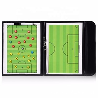 Pizarra Táctica Magnética de Fútbol YOTO STB-01 OEM, Accesorios de Primera Calidad, PVC Negro para Estrategia de Entrenamiento
