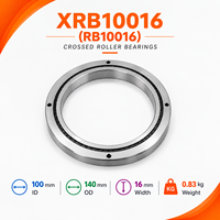 RB10016 100*140*16 mm 0,83 kg Roulement à rouleaux croisés à faible friction et haute rigidité RB pour CNC et robot industriel