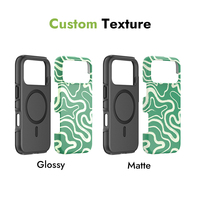 Funda de Teléfono Sublimada Personalizada al por Mayor Prosub, 3D TPU con Revestimiento de PC 2 en 1 para iPhone 15 16 17 Pro Max, Fabricante OEM ODM