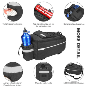 Oemバイクトランククーラーバッグバイクバッグ自転車ラックリアキャリア8l断熱防水キャリーバイクトランククーラーバッグ - Product Image 2