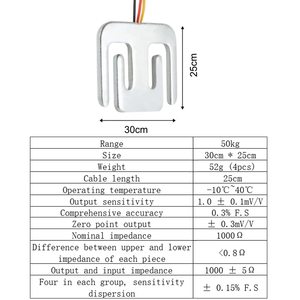 50kg Load Cell E-Shaped Weighing Sensor Strain Gauge Half-Bridge With HX711 A/D Amplifier Module <b>DIY</b> <b>Kit</b> - Product Image 3