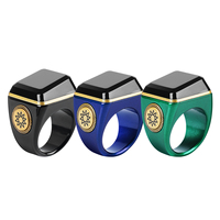 Vente en gros Iqibla Smart Ring Prière musulmane Électronique Numérique Zikr Ring Smart Tasbeeh Compteur Écran tactile Islamique