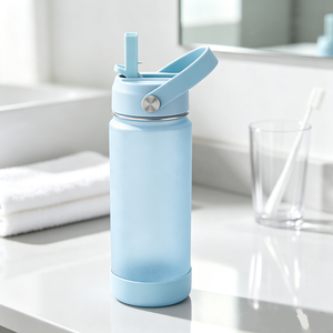 Termo de Calidad Premium con Tapa de Paja y Asa Práctica, Aislamiento de Larga Duración, Grabado Personalizado para Navidad - Product Image 6