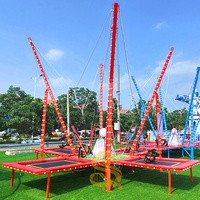 Vente en gros SHENLON Manèges de parc d'attractions, Jeu mobile pour enfants, Trampoline électrique de saut à l'élastique, Capacité 1/4/6 personnes