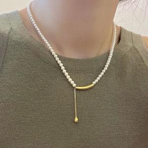 Collar de Plata de Ley S925 con Puente Arcoíris Sonriente, Diamantes Irregulares Deslumbrantes, Lujo de Alta Gama, Exquisito y Moderno con Cuentas - Product Image 4