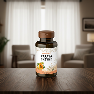 Tabletas de Enzimas de Papaya Veganas, Suplemento para el Cuidado de la Salud para Adultos, Tabletas de Enzimas de Papaya Naturales Sin GMO - Product Image 1