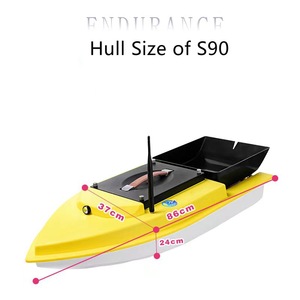 Barco Cebador de Pesca RC S90 con Motor sin Escobillas de Súper Velocidad para Agua Salada con GPS para Pesca de Surf con Batería de 60000 mAh - Product Image 5