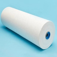 Prix d'usine, gaze absorbante médicale blanchie, matière première, rouleau jumbo, gaze en gros rouleau