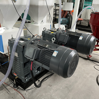 Machine soufflante de film de HDPE de couche d'ABA trois/machine soufflée de film de HDPE pour des sacs de transporteur de supermarché