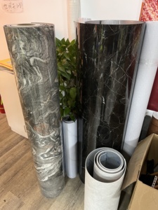 Giá bán buôn cao bóng 1220*3000mm * 2.6mm vật nuôi bằng đá cẩm thạch nhãn dán và PVC tự dính cho tường trang trí - Product Image 3