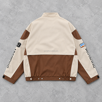 Fabricant de vestes universitaires en polyester, broderie personnalisée, transfert thermique, veste de baseball courte style Letterman