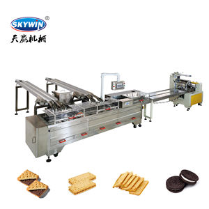 Línea de producción de <span class=keywords><strong>galletas</strong></span>, sándwich de fábrica de alimentos y bebidas, máquina automática de <span class=keywords><strong>galletas</strong></span>, crema - Product Image 2