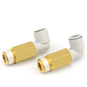 <b>Quick</b> Coupler KQ2W04 M KQ2W06 01AS KQ2W8 02AS10 03 Pneumatic Hose <b>Connector</b> With External Thread - Product Image 2