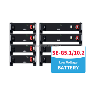 بطارية ليثيوم منخفضة الجهد SE-G5.1 SE-G10.2 بسعة 5.1/10.2 كيلوواط ساعة لأنظمة الطاقة الشمسية المنزلية في أستراليا وأفريقيا وأمريكا اللاتينية، 51.2 فولت 100/200 أمبير ساعة - Product Image 1