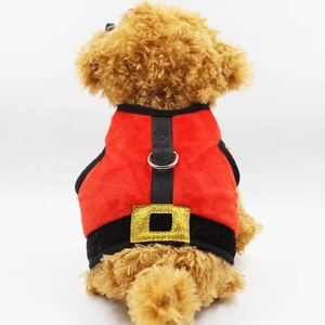 Kingtale Adjustable pup No pull out QUILTED walking vest mesh soft Christmas dog small dog harness dog <span class=keywords><strong>s</strong></span> small - Product Image 1