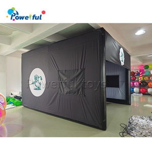 ลูกกอล์ฟพีวีซีสีดำและผ้าอ๊อกซ์ฟอร์ดแบบเป่าลม รุ่น W-815 แบบเคลื่อนย้ายได้ // กอล์ฟแบบเป่าลม - Product Image 4