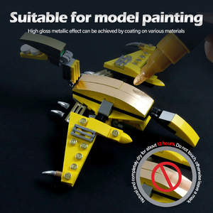 Gương đánh dấu kim loại phản chiếu Bút Đánh Dấu để sửa chữa gương gương đánh dấu Chrome lời khuyên kép có độ bóng cao hiển thị hiệu ứng - Product Image 6