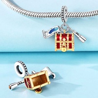 Océan Tortue Mère Enfant Mode Pendentifs Charmes Perles Bijoux Bracelet Accessoires Argent Plaqué Alliage de Cuivre pour Femmes
