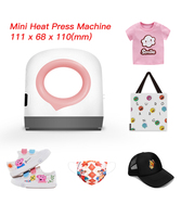 Presse à chaud électrique portable automatique HP1 Mini, machine intelligente de sublimation pour l'impression de cadeaux et de t-shirts