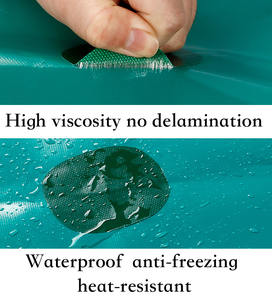 Ruban de réparation pour <span class=keywords><strong>toile</strong></span> de tente, housse imperméable pour camion, réparation de fuites de hangar, adhésif puissant, ruban de tente imperméable - Product Image 2