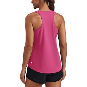FOXA Women's Racerback <b>Tank</b> <b>Top</b> Quick Dry Solid Color Workout Athletic Shirt Yoga Running Gym Fitness Apparel - Product Image 1
