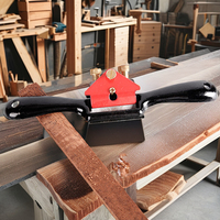Nouveau rabot à rayons réglable avec base plate de 4 cm, lame métallique de 10 pouces pour le travail du bois, outil artisanal, rabot à rayons double fil, rabot à bois manuel
