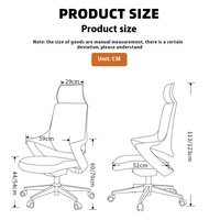 Chaise de bureau de direction moderne avec dossier de grande classe en cuir synthétique ergonomique confortable pour les réunions d'affaires