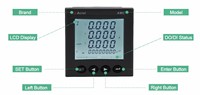 Compteur intelligent multifonction Acrel 96 Tailles avec entrée CT 5A pour armoire de distribution électrique, compatible Modbus-RTU RS485