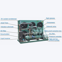 Compresseur de réfrigération R404 de marque B 10HP 12HP 15HP 20HP 25HP 30HP pour unités de condensation industrielles de congélateurs et chambres froides