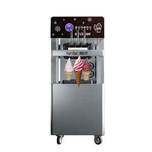 Máquina de helado de pie de suelo automática, la mejor opción china, para niños, tres sabores - Product Image 6