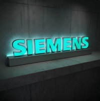 Lettres en relief 3D illuminées, acier inoxydable, acrylique, boîte à lumière LED, étanche, haute luminosité, enseigne publicitaire pour magasin