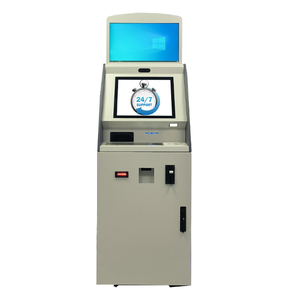 Màn hình kép đồng tiền hoạt động thanh toán <span class=keywords><strong>kiosk</strong></span> với tiền mặt chấp nhận - Product Image 3