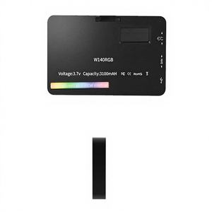 La <span class=keywords><strong>Mejor</strong></span> Luz de Video LED RGB a Todo Color <span class=keywords><strong>Flash</strong></span> W140, Iluminación de Estudio <span class=keywords><strong>para</strong></span> Fotografía, <span class=keywords><strong>para</strong></span> Cámaras Canon y <span class=keywords><strong>Nikon</strong></span>, Luz de Relleno <span class=keywords><strong>para</strong></span> Vlog - Product Image 1