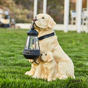 <span class=keywords><strong>Lampe</strong></span> solaire LED pour animaux avec résine pour chiot Décoration de jardin extérieure étanche Conception pendule IP65 - Product Image 3