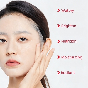 Masque en tissu éclaircissant à l'arbutine et au niacinamide Glycyrrhiza Glabra, hydratant en profondeur et blanchissant pour le visage - Product Image 3