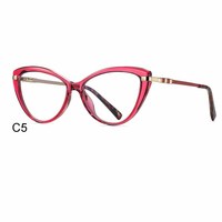 Nouvelle mode TR90 monture de lunettes en métal rétro Anti-lumière bleue, lunettes optiques, 2022