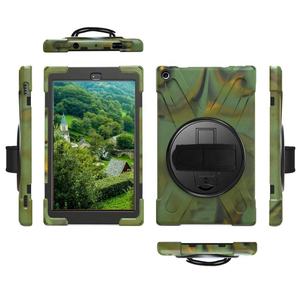 MoKo — coque de protection rotative à 360 ° pour PC portable, avec sangle d'épaule et sangle à main, compatible avec <span class=keywords><strong>Amazon</strong></span> Fire HD <span class=keywords><strong>10</strong></span> et 2017/2019 - Product Image 4