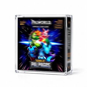 Wholesale Magnetic Clear <b>Acrylic</b> Booster <b>Box</b> Case for TCG Card Collection - Product Image 1