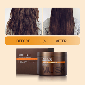 Mocheqi MUSK Brand High Quality Hot Popular Nourish <span class=keywords><strong>Crème</strong></span> et huile pour les cheveux Masque pour les cheveux à la kératine - Product Image 6